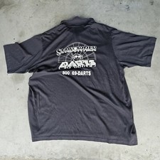 Sundowner DARTS TRUE vintage 90S Mens 3 Button Polo Shirt Size XXL Made In USA