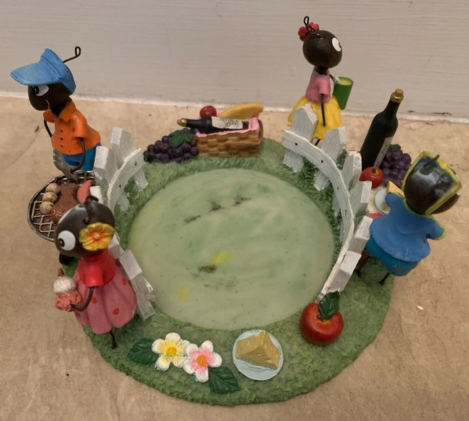 Portavelas Yankee Hormigas Picnic Barbacoa Botella de Vino 1190599 Gran Forma Foto 3 de 4