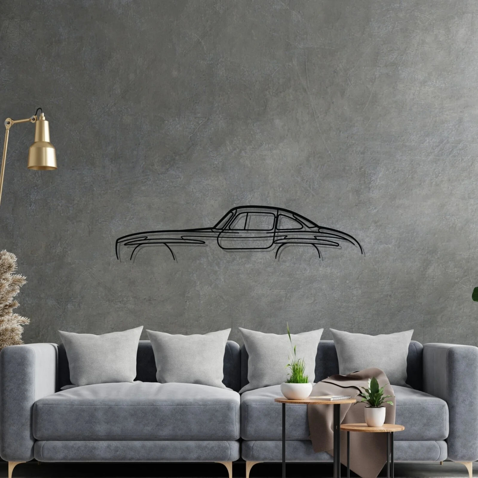 300 SL Classic  Acrylic Silhouette Wall Art ( Made In USA )