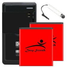 Deep Stretch 2550mAh Replacement Battery Desktop USB Charger for ZTE Solar Z795G