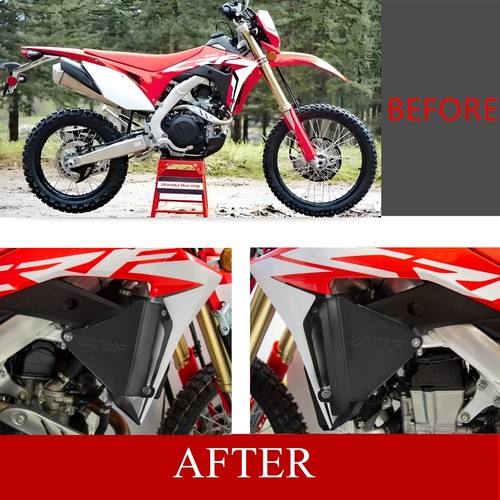 Black Works Connection Radiator Braces For HONDA CRF450L CRF450RL/450X 2019-2024 - Picture 2 of 22