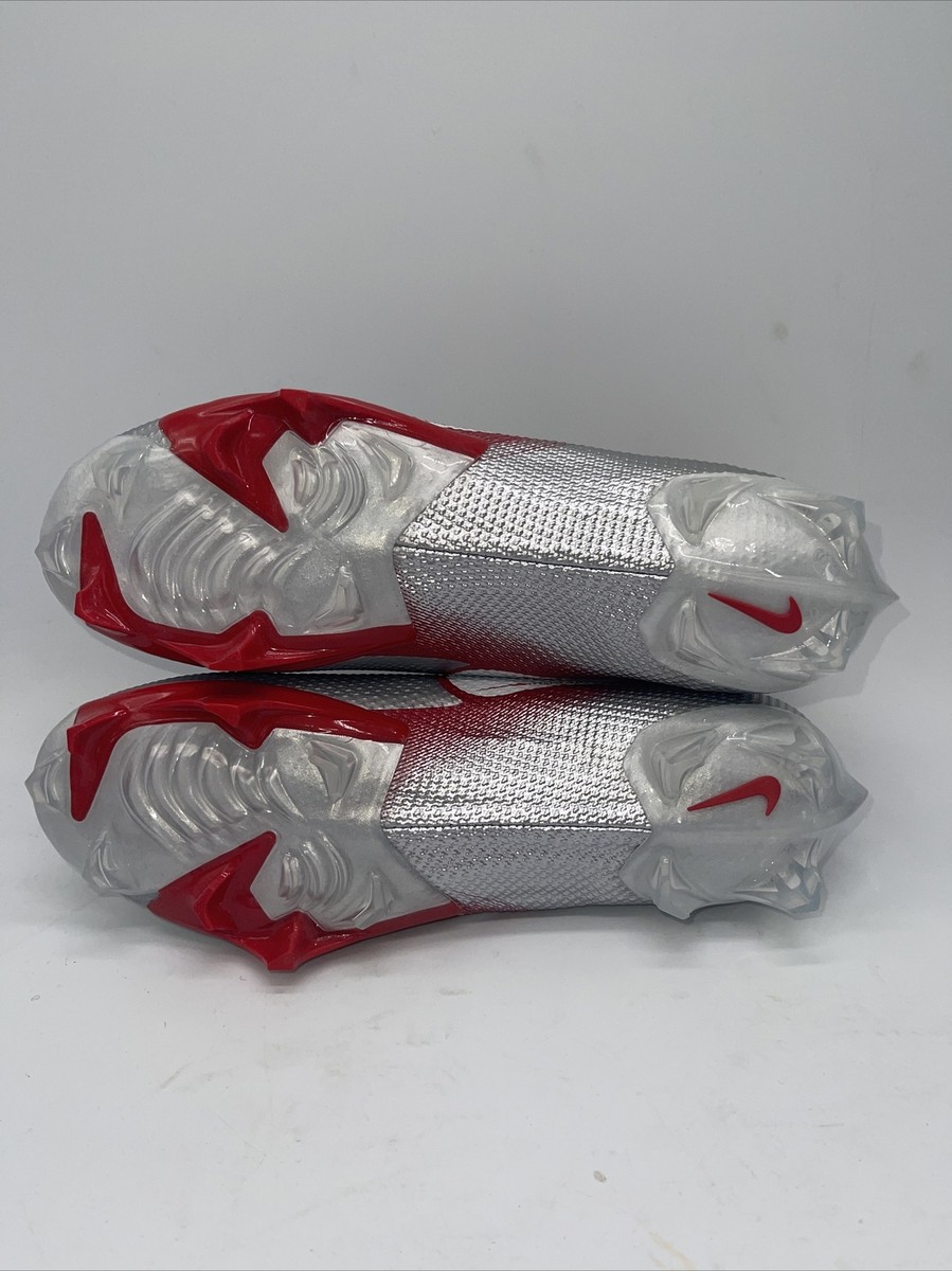 Size 12 Nike Vapor Edge Pro 360 University Red Silver Football Cleats AO8277-008 Vapor Edge Pro 360  main image 4
