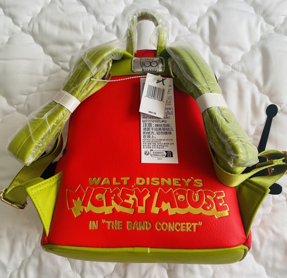 NWT-DISNEY-DISNEY PARKS 100 YEARS DECADES-MICKEY THE BAND CONCERT BACKPACK Disney Parks 100 Years Decades Mickey The Band Concert  main image 3