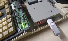 Gotek floppy emulator + USB-Stick für Amiga 500 / 600 / 1200 / 2000