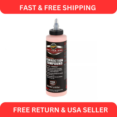 Meguiar's D30016 Detailer Microfiber Correction Compound Liquid - 16oz
