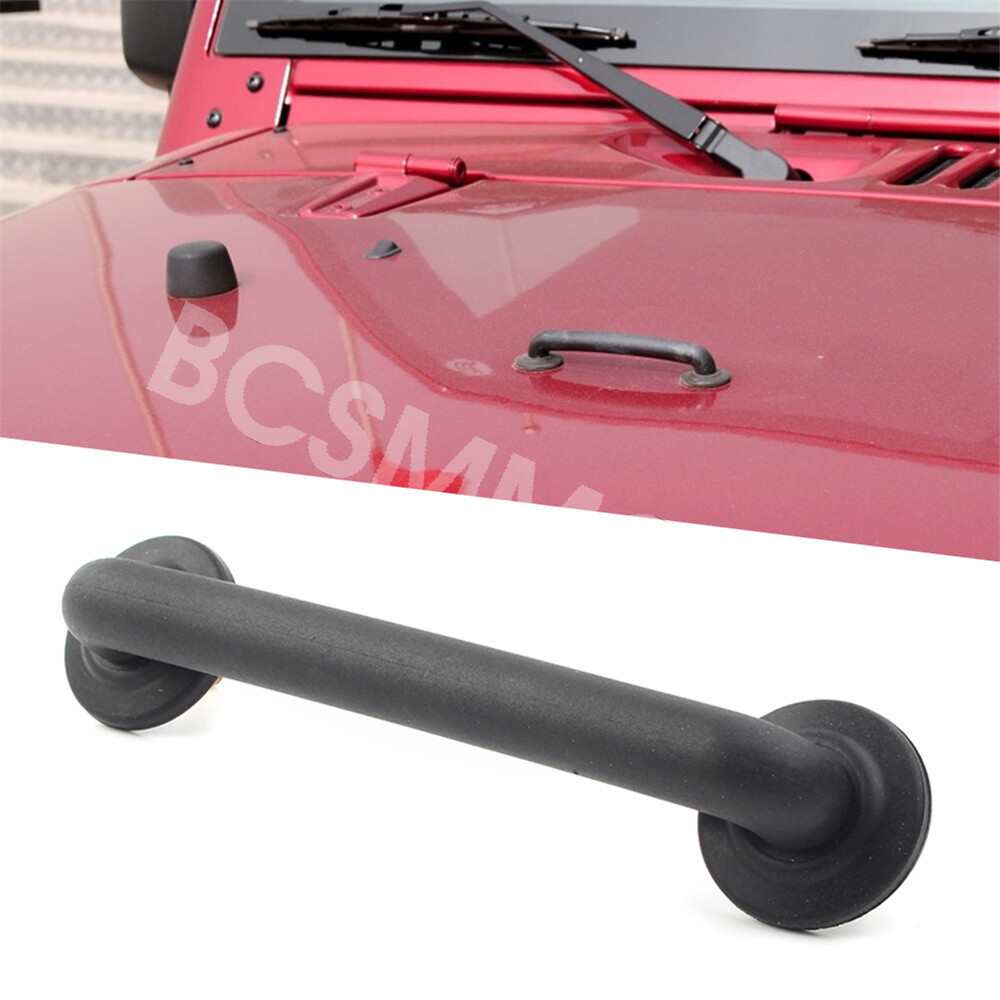 Car Hood Hold Down Bracket Black For Jeep Wrangler 2007-2018 JK 1997-2006 TJ