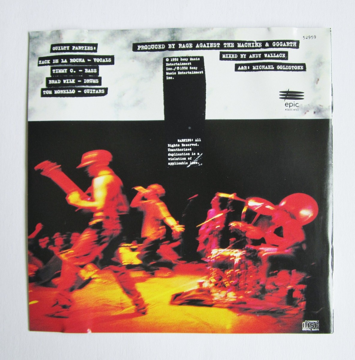 Rage Against the Machine [PA] by Rage Against the Machine (CD, Nov