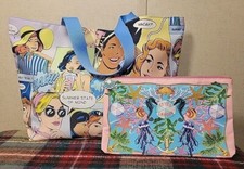 Estee Lauder Tote Beach Cosmetic X Large Shopping Bag NWT  Travel Makeup Bag