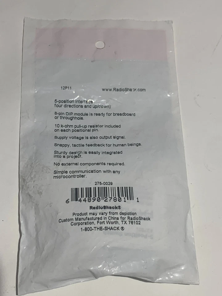 Interruptor DIP de 5 posiciones y 8 pines con resistencia de 10k ohmios Foto 2 de 2