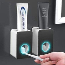 Toothpaste Dispenser, Wall Mount Toothpaste Squeezer for Kids  Family 2 pcs