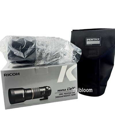 New PENTAX DA * 300mm F4 ED (IF) SDM Star Lens for K Mount APS-C