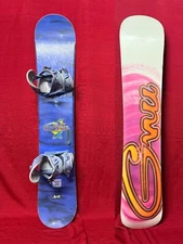 Gnu Hasselhoff 152 cm snowboard  matching LTD LT50 bindings NICE SET!