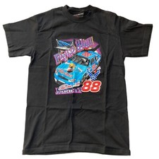 Vintage Dale Jarrett NASCAR "Flying High" T-Shirt #88 Youth Size L Air Force