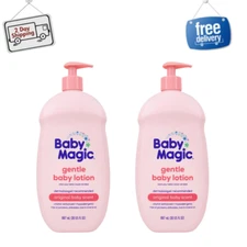 2PK Baby Magic Gentle Baby Lotion, Original Baby Scent, Hypoallergenic, 30 oz.