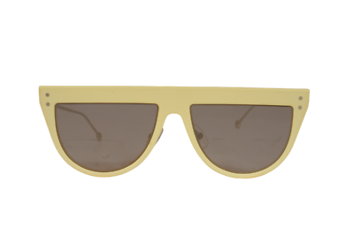 Fendi Women FF0372S Sunglasses Bright Yellow Silver Chrome  display picture 1