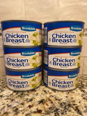 CANS Brookdale White Chunk Chicken Breast Meat oz Can