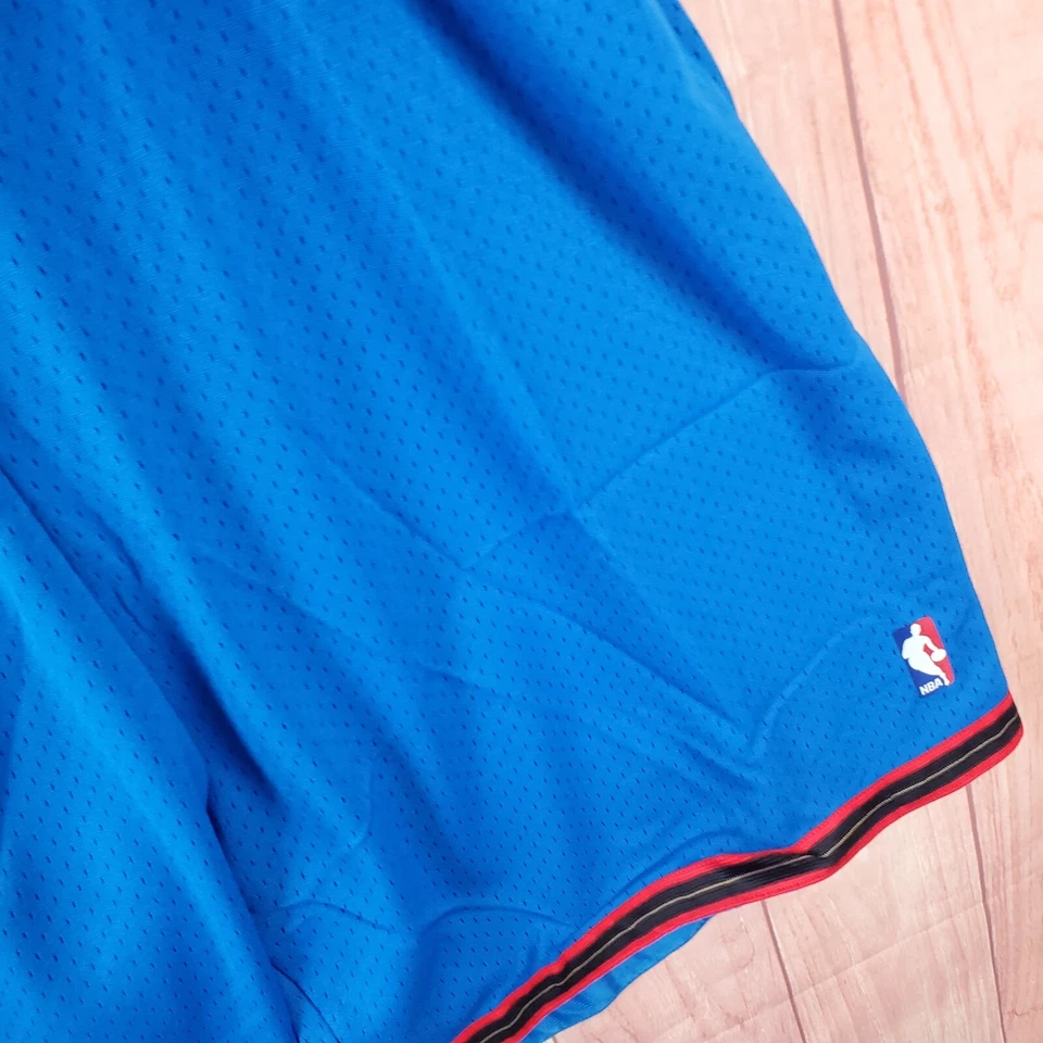 Mitchell & Ness Men Swingman Road Shorts Sz M Blue Royal Philadelphia 76ers - Image 2 of 4