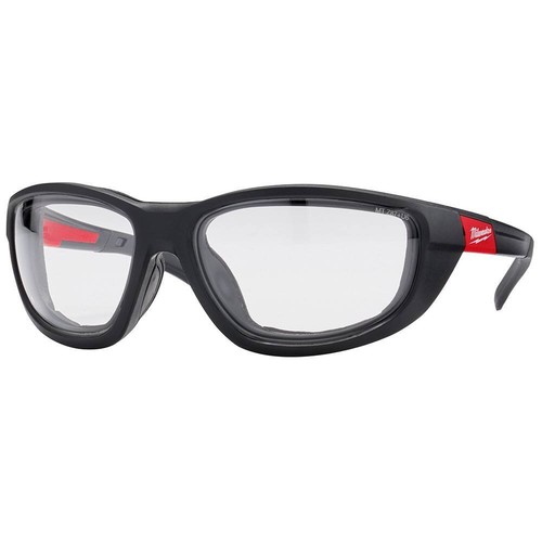 Milwaukee 48-73-2040 Clear Lens Performance Safety Glasses w/ Gasket