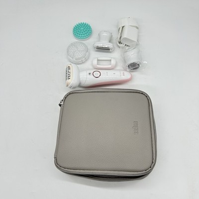 Braun Silk-Epil 9 Skinspa, Epilator mit Schwenkkopf für einfache Haarentfernung,