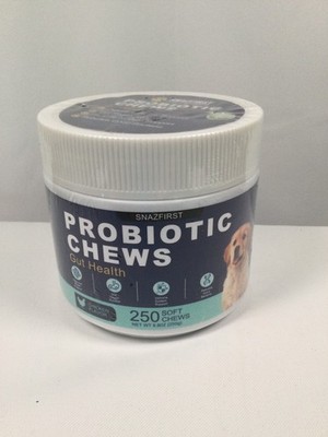 Probiotic Chews For Dogs 250 Soft Chews Gut Health Immune Support Chicken Flavor