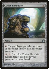 MTG - Codex Shredder - Return to Ravnica - X1 - (LP) - #N6548