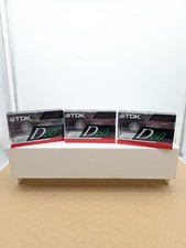 TDK D60 Type I Cassette Tapes 3 Pack New/Sealed D60ES