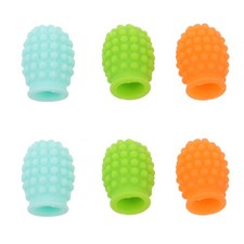 3 Pairs Drumstick Head Cover Mute Silent Tip Practice Percussion Tips Protector