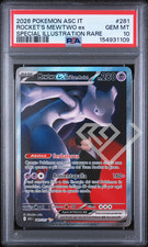 Pokémon Card Rocket's Mewtwo ex 281/217 ASC Ascended Heroes - PSA 10 Italian