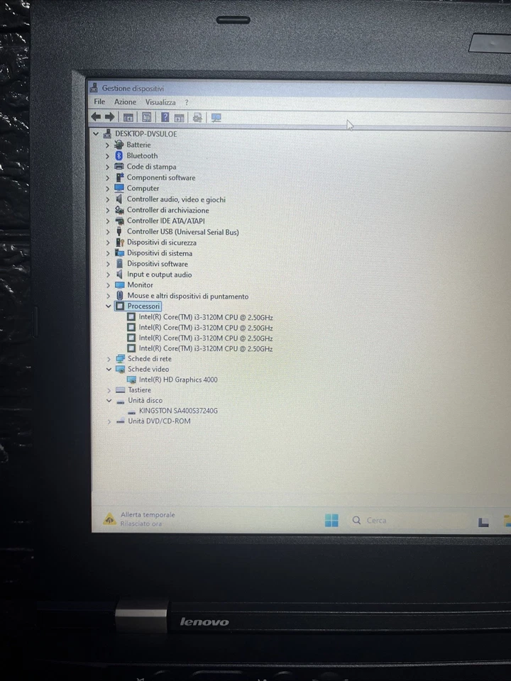 Notebook Lenovo L430 14p(Intel Core I3  8gb Ram Ssd 240gb)Windows 11 Pro - Immagine 4 di 4