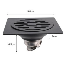 Advanced Backflow Prevention 304 Stainless Steel Floor Drain for Bathrooms