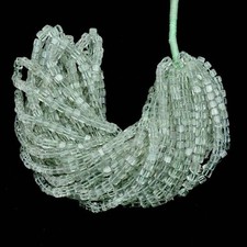 AAA Natural Green Amethyst 3D Box Cube Beads 4-6mm 16"Inch Strand Gemstone Beads