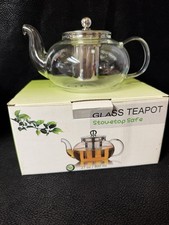 New Tea Pot Household With Infuser Tea Pot Stovetop Glass Tool Stainless Steel