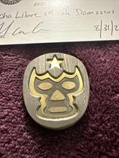 Kraken Golf Damascus Lucha Libre Mash Ball Marker Krakengolf