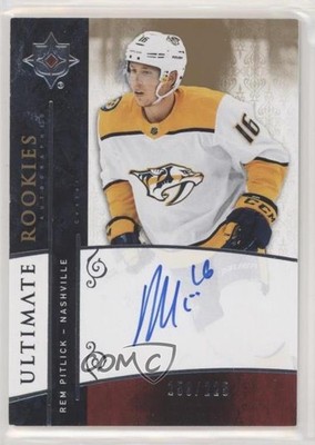 2019 Ultimate Collection Retro Rookies Tier 1 /225 Rem Pitlick #RRA-PI Auto 01ks