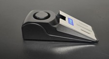 Wireless Door Stop Blocking Alarm. Vibration Triggered. Alert Security System