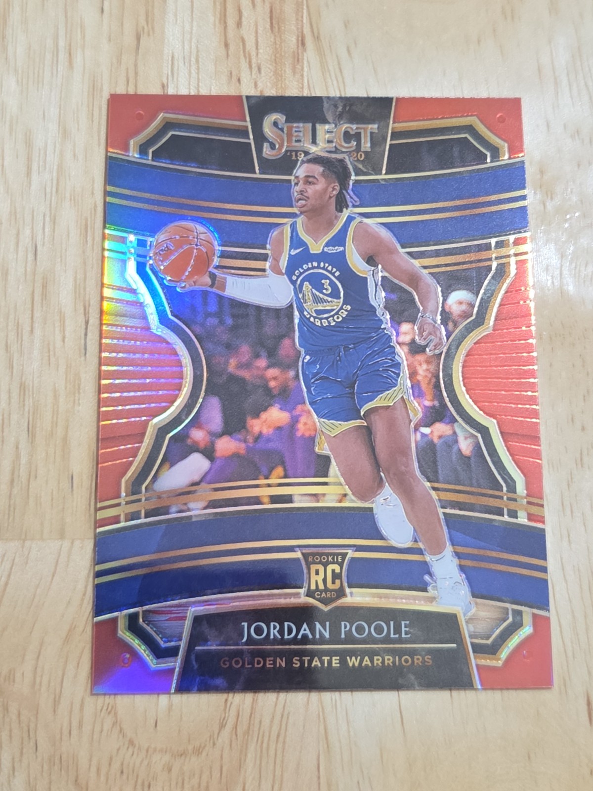 2019-20 Select JORDAN POOLE Red /199 #94 Rookie Warriors SP
