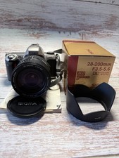 Nikon F65 AF Reflex con Sigma 28-200 istruzioni custodia batterie nuove