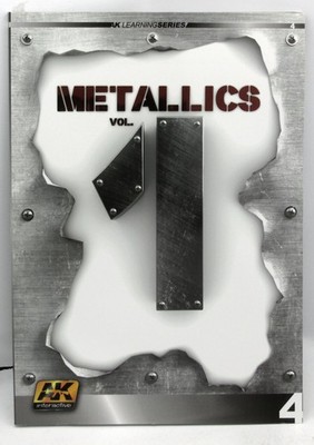 AK Interactive AK507 Metallics Vol. 1 (Book) Learning Series 4 Paint Guide