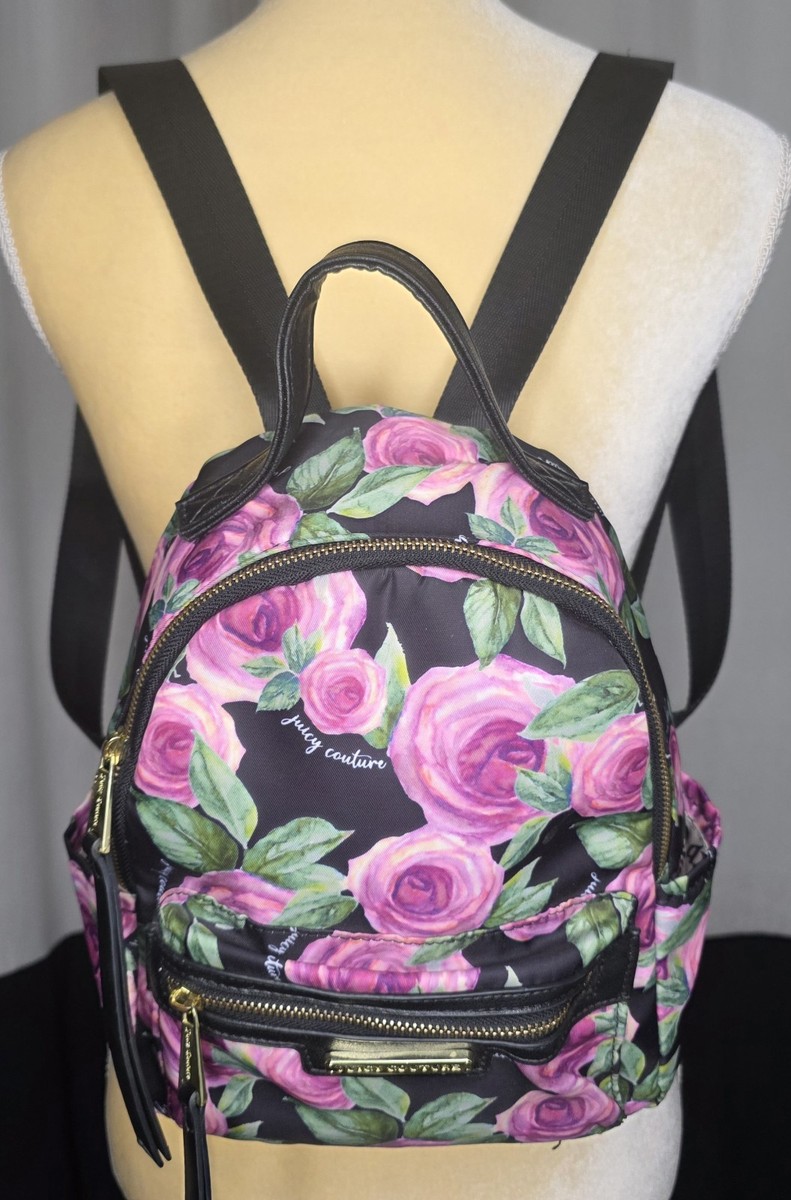 Juicy Couture Rosie Mini Backpack Malibu Floral Soft Girl Coquette Bratz Vibes
