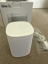 Sonos One SL Speaker White - Excellent Condition with Original Box