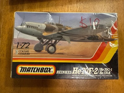 1:72 Matchbox Heinkel He 70F-2 Model Kit #PK-132 - Sealed