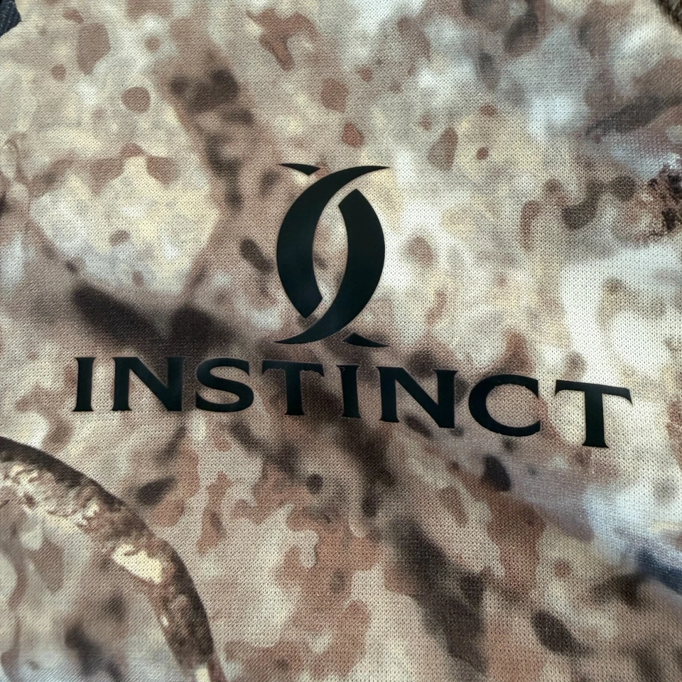 Cabelas Instinct Jacket Medium Brown Camo Woodlands Full Zip Thermal Hunting - Image 4 of 4