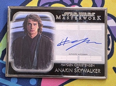2020 Topps Star Wars Masterwork Silver Frame HAYDEN CHRISTENSEN ANAKIN Auto 3/5