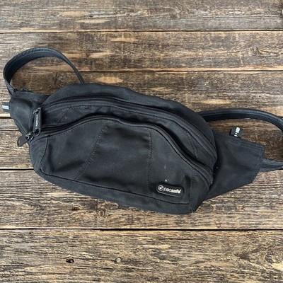 Pacsafe Vibe 100 Anti-theft Hip Pack Black Fanny Travel Belt Bag RFID Bum Bag