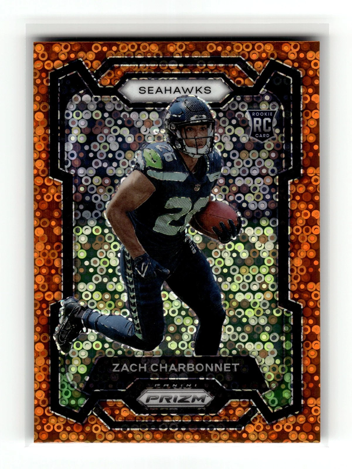Zach Charbonnet 2023 Panini Prizm #392 Seattle Seahawks Disco RC