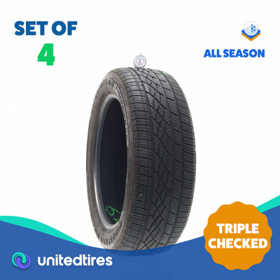 Set of (4) Used 235/55R19 Firestone Firehawk AS V2 105W - 6.5-8.5/32 (1818E)