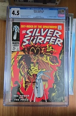 Silver Surfer #3 1st Appearance Of Mephisto! CGC 4.5 Marvel 1968 Watcher Backup