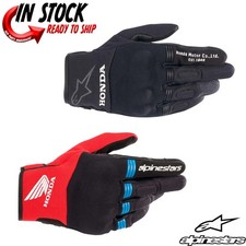 NEW! ALPINESTARS HONDA COPPER MOTORCYCLE GLOV...