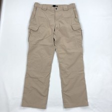 5.11 Tactical Series Men's 34x32 Khaki Ripstop Cargo Pants Stryke