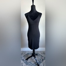 Alice + Olivia Air Women's Cut Black Spaghetti Strap Y2K Style Slip Dress Size 8